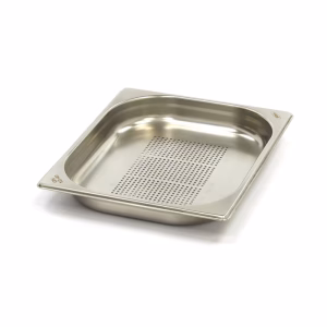 GN 1/2-40 mm perforert 1,75 liter 325x265x40 mm rustfri kantine – Turnor
