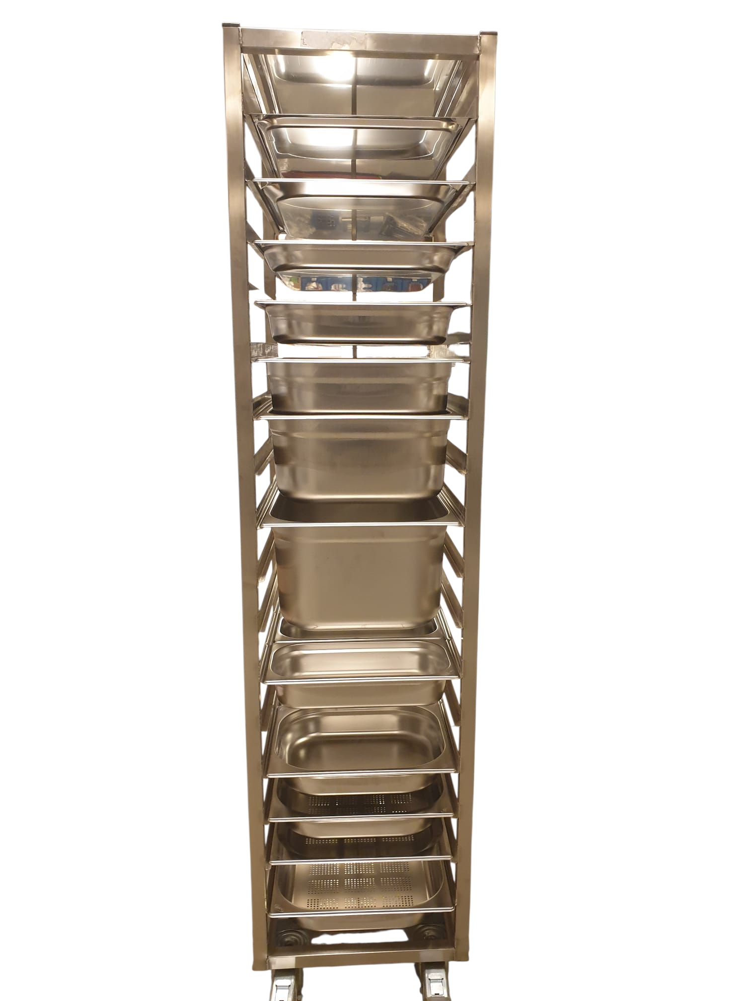 Tralle for GN 1/1 18 etasje 380x580x1620 mm, Turnor