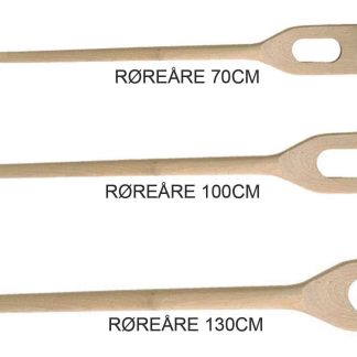 Røreåre 700 mm, tre med hull – Horeka