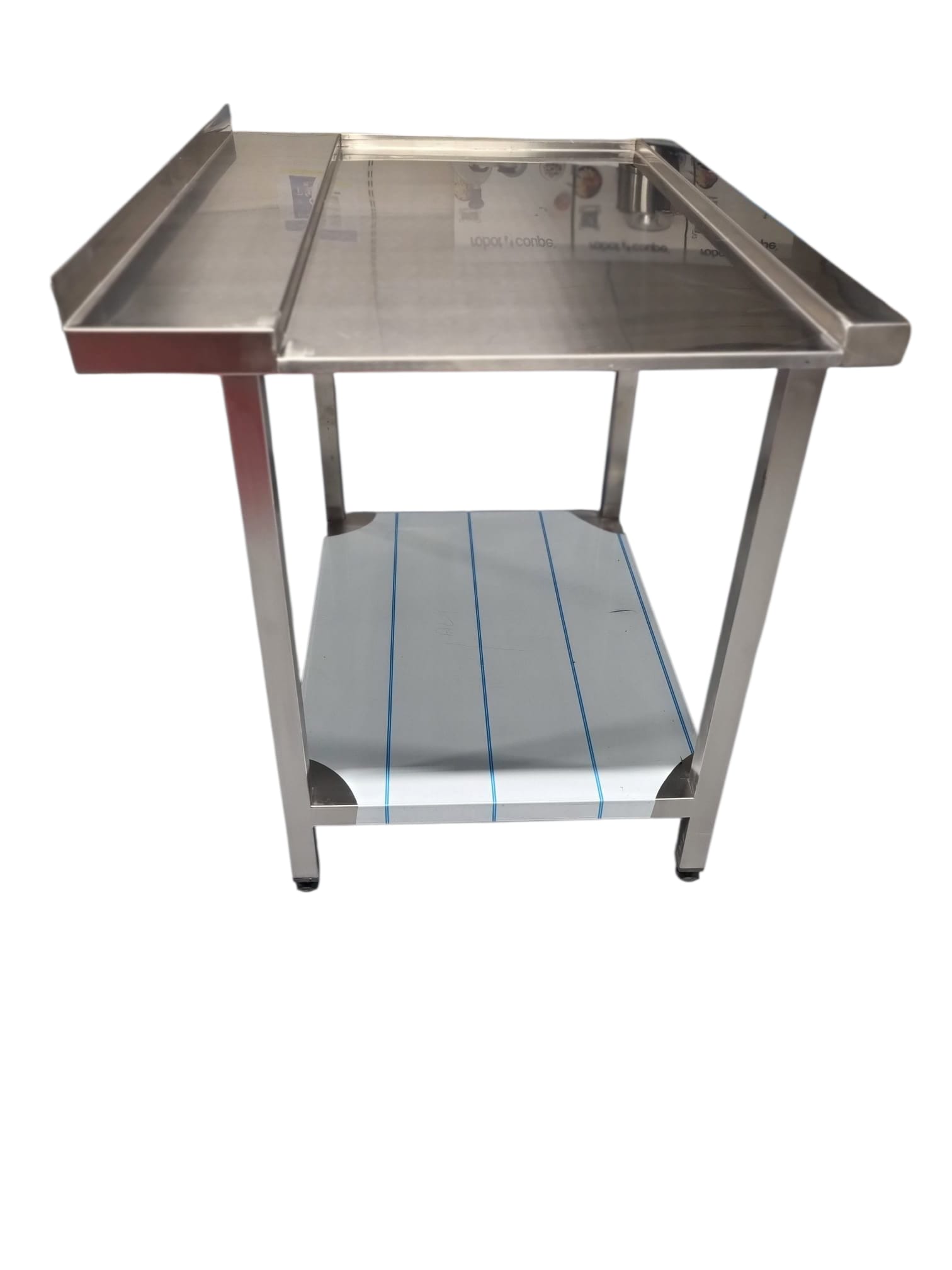 Utmatingsbenk 1000×750×900 mm med maskin høyre side – Metaltek