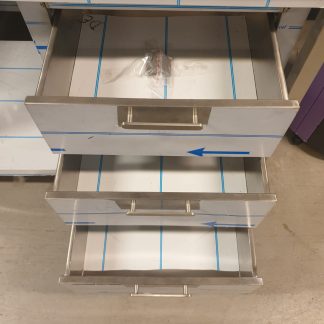 Skuffeseksjon med 3 skuffer, 30x50x66 cm, Turnor