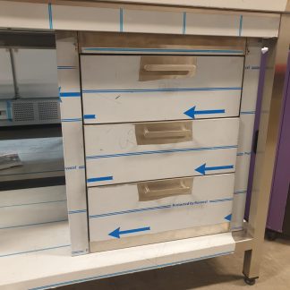 Skuffeseksjon med 3 skuffer, 50x55x60 cm, Turnor