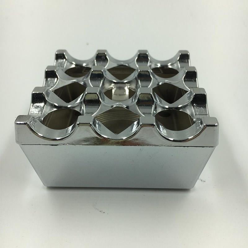 Askebeger firkant melamin med hullete lokk 90x90x45 mm – Bergama