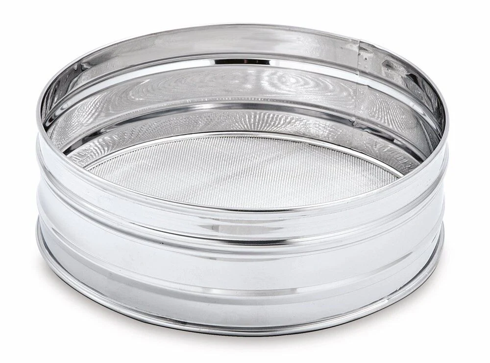 Melsikt med stålkant – Ø400×100 mm – Bergama