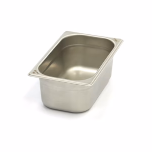 GN 1/4-100 mm 2,5 liter 265x162x100 mm rustfri kantine – Turnor