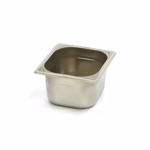 GN 1/6-100, 1,5 liter, 176x162x100 mm rustfri kantine – Turnor