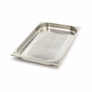 GN 1/1-40 mm perforert 4,5 liter 530x325x40 mm rustfri kantine – Turnor