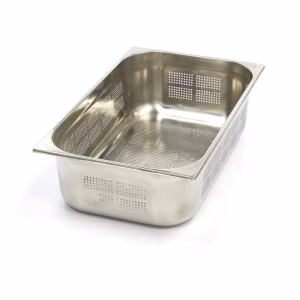 GN 1/1-150 mm perforert 18 liter 530x325x150 mm rustfri kantine – Turnor