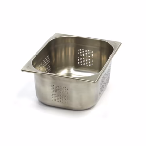 GN 1/2-150 perforert - 8,5 liter, 325x265x150 mm, rustfri kantine – Turnor