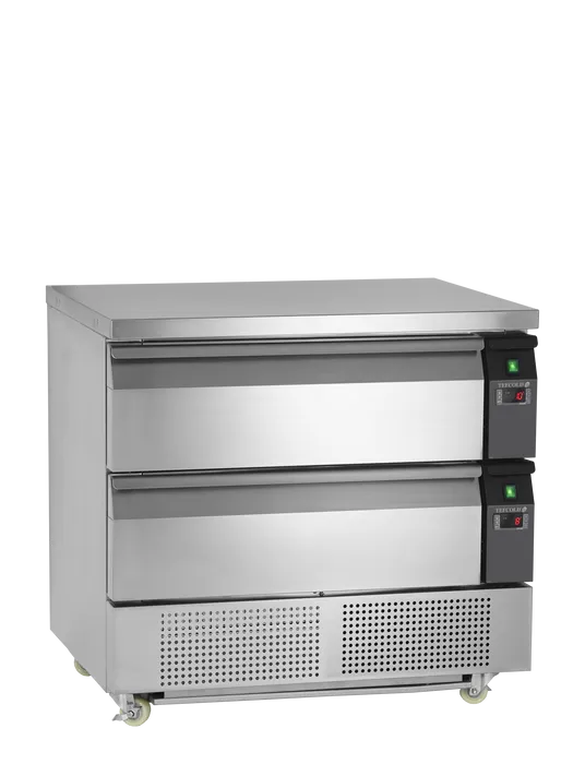 Frysebenk med skuffer 905x700x865 mm UD2-2, Tefcold