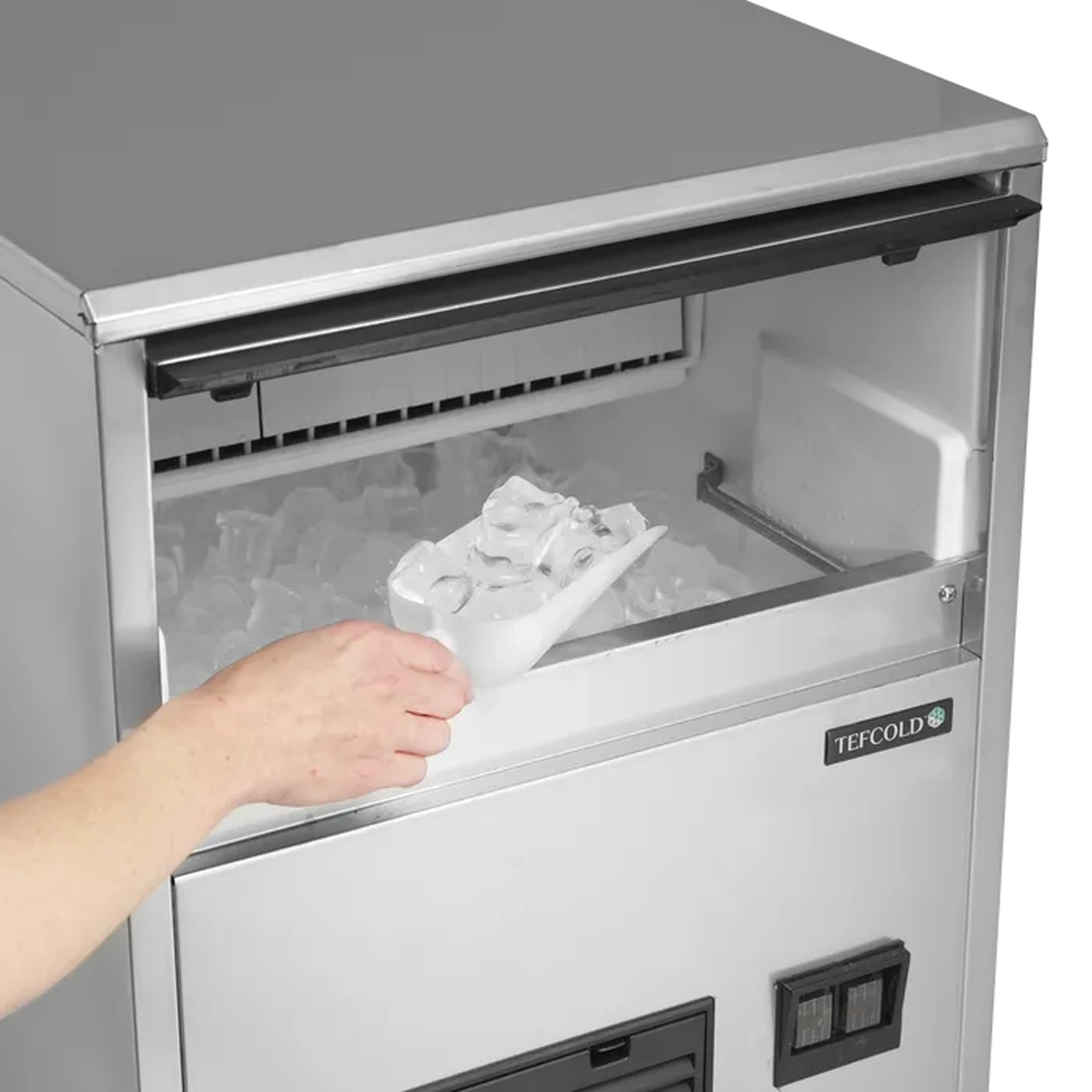 Isbitmaskin TC 37 37 kg/døgn - 500x580x690 mm, Tefcold - Bilde 2