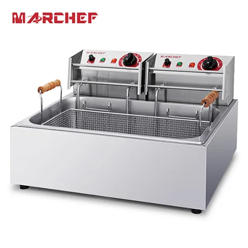 Frityr MAC EF-83, 20 liter, 2x3 kW 1 fase - Marchef
