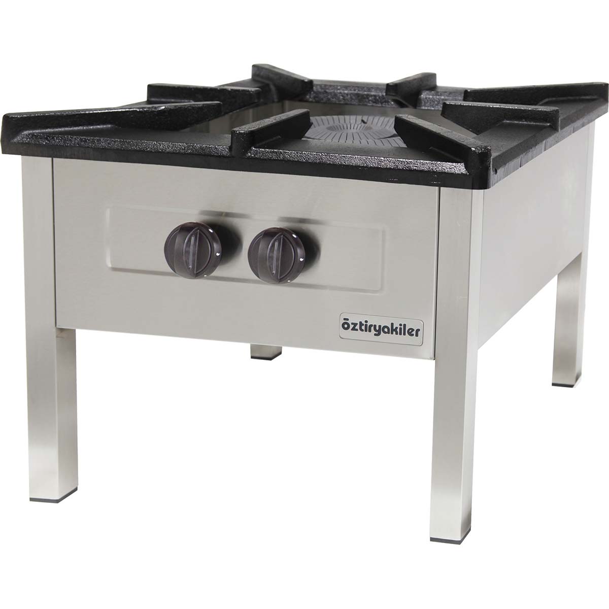 Kokekrakk med gass 14 kW og 2 brennere 70x70x50 cm OYOG7070P, Øzti