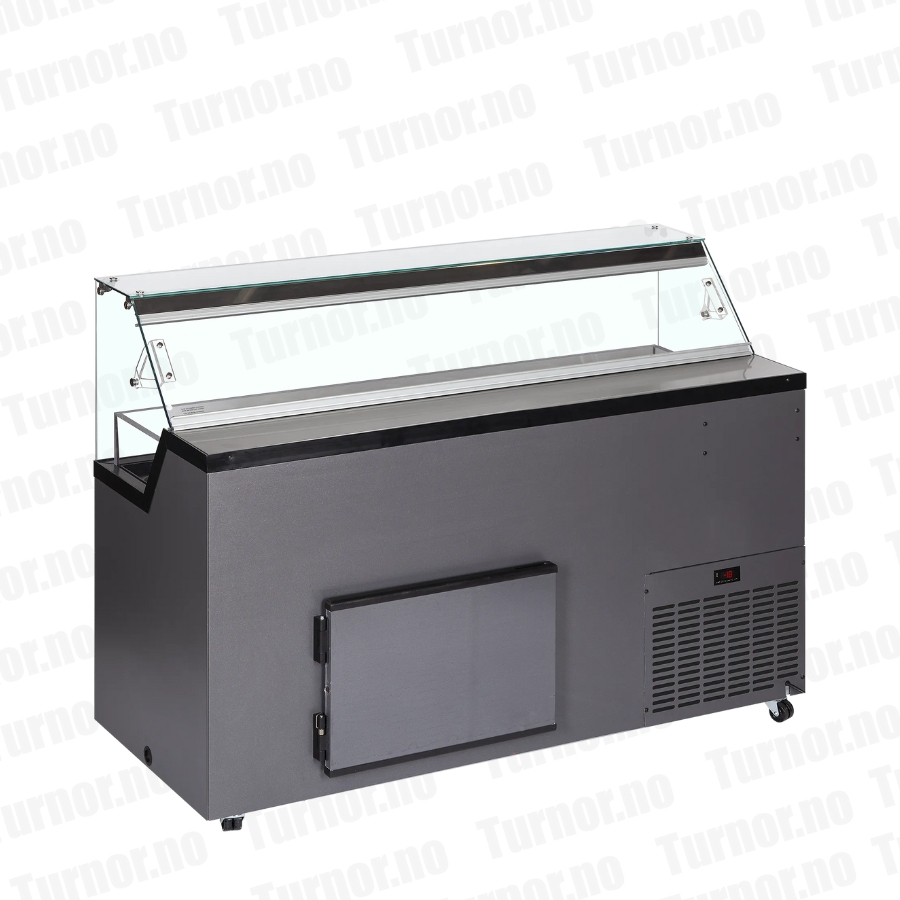 Iskremdisk – antrasit – MIRABELLA 9 – 9 stk Napoli panner – 1652×677×1190 mm – Tefcold - Bilde 6