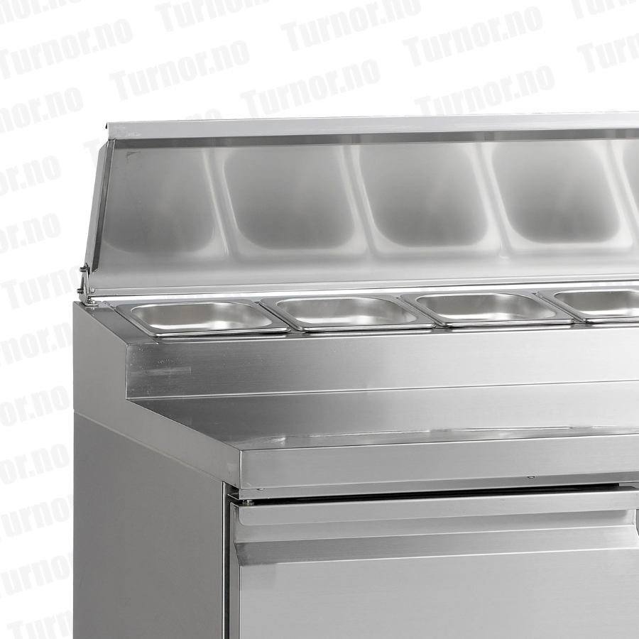 Kjølebenk med brønn – 3 dører – SS1435 – 1365x700x950 mm – Tefcold - Bilde 3