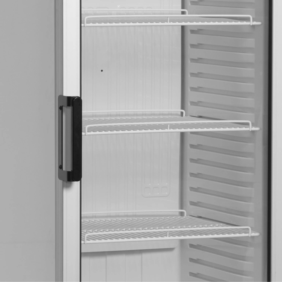 Kjøleskap med 1 glassdør – hvit – lysskilt – FSC1380 – 595×640×1980 mm – Tefcold - Bilde 2