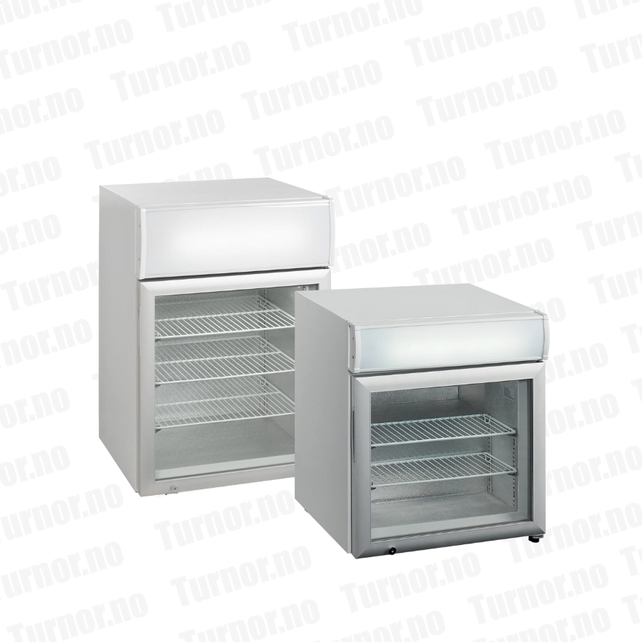 Fryseskap underbenk med 1 glassdør, lysskilt – UF100GCP – 610×355×890 mm – Tefcold - Bilde 4
