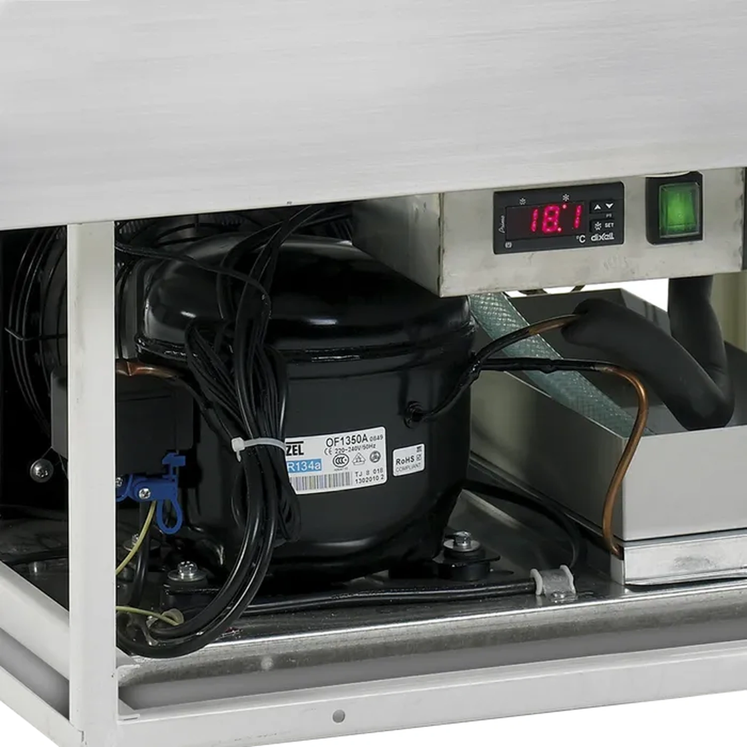 Kjølebrønn statisk kjøling for 2 stk GN 1/1-150 mm CW2, Tefcold - Bilde 3