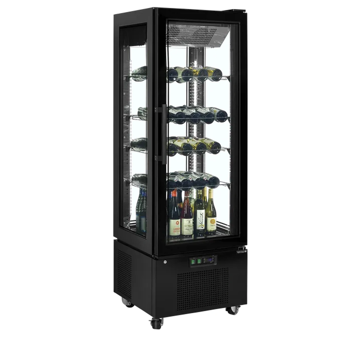 Kjølemonter sort 650x650x1950 mm UPD400-C, Tefcold - Bilde 3