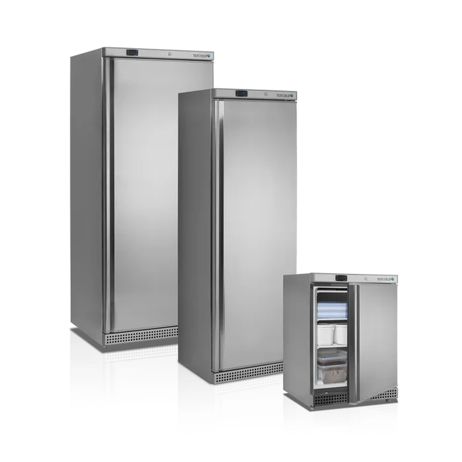 Fryseskap underbenk med 1 dør, rustfritt – UF200S – 600×585×855 mm – Tefcold - Bilde 4