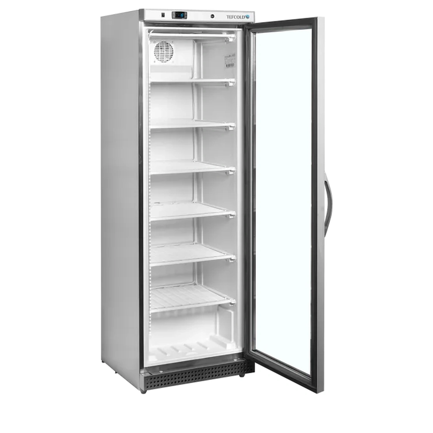Fryseskap med 1 glassdør, rustfritt – UF400SG – 600×585×1855 mm – Tefcold - Bilde 3