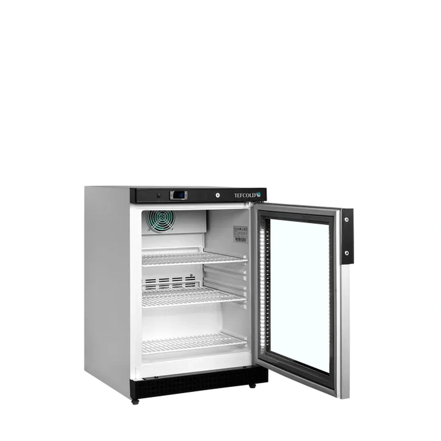 Fryseskap underbenk med 1 glassdør – UF200VG – 600×585×850 mm – Tefcold - Bilde 3
