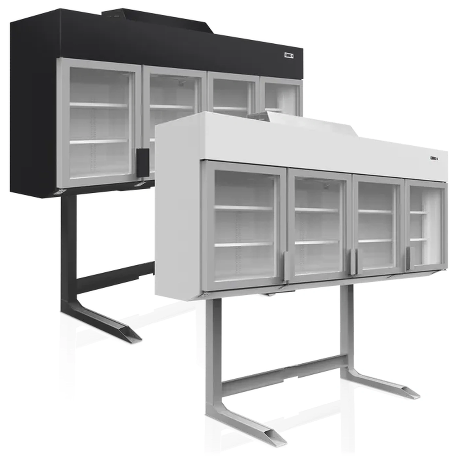 Frysedisk/Kjøledisk for vegg Sort 250 cm MTF250B, Tefcold - Bilde 3