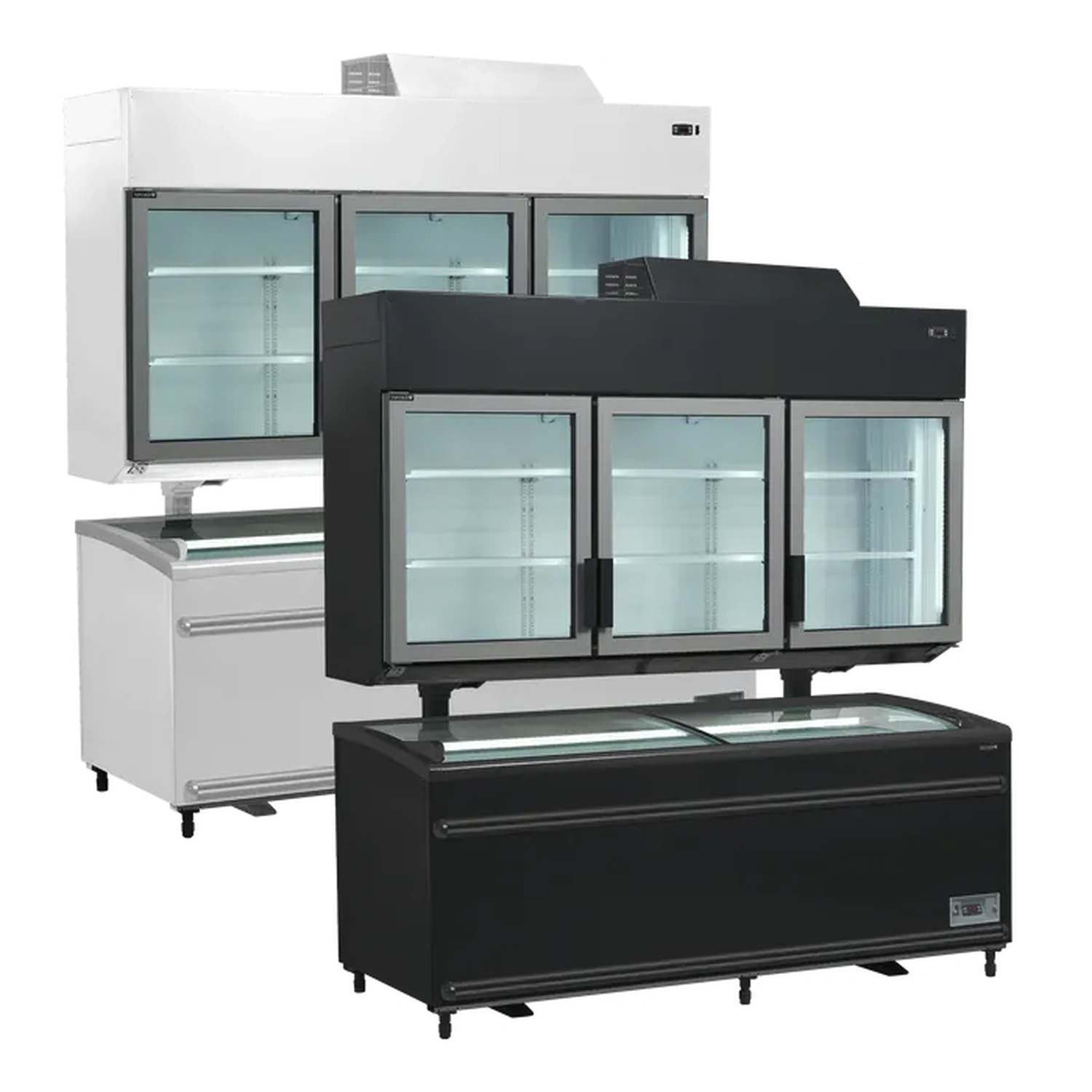 Frysedisk/Kjøledisk for vegg Sort 210 cm MTF210B, Tefcold - Bilde 6