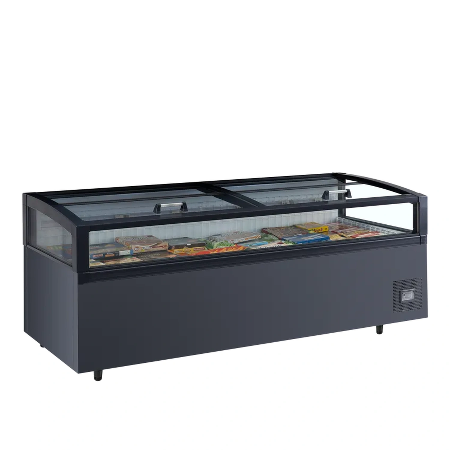 Frysedisk/Kjøledisk Sort 250 cm VIS 250 CF VS, Tefcold