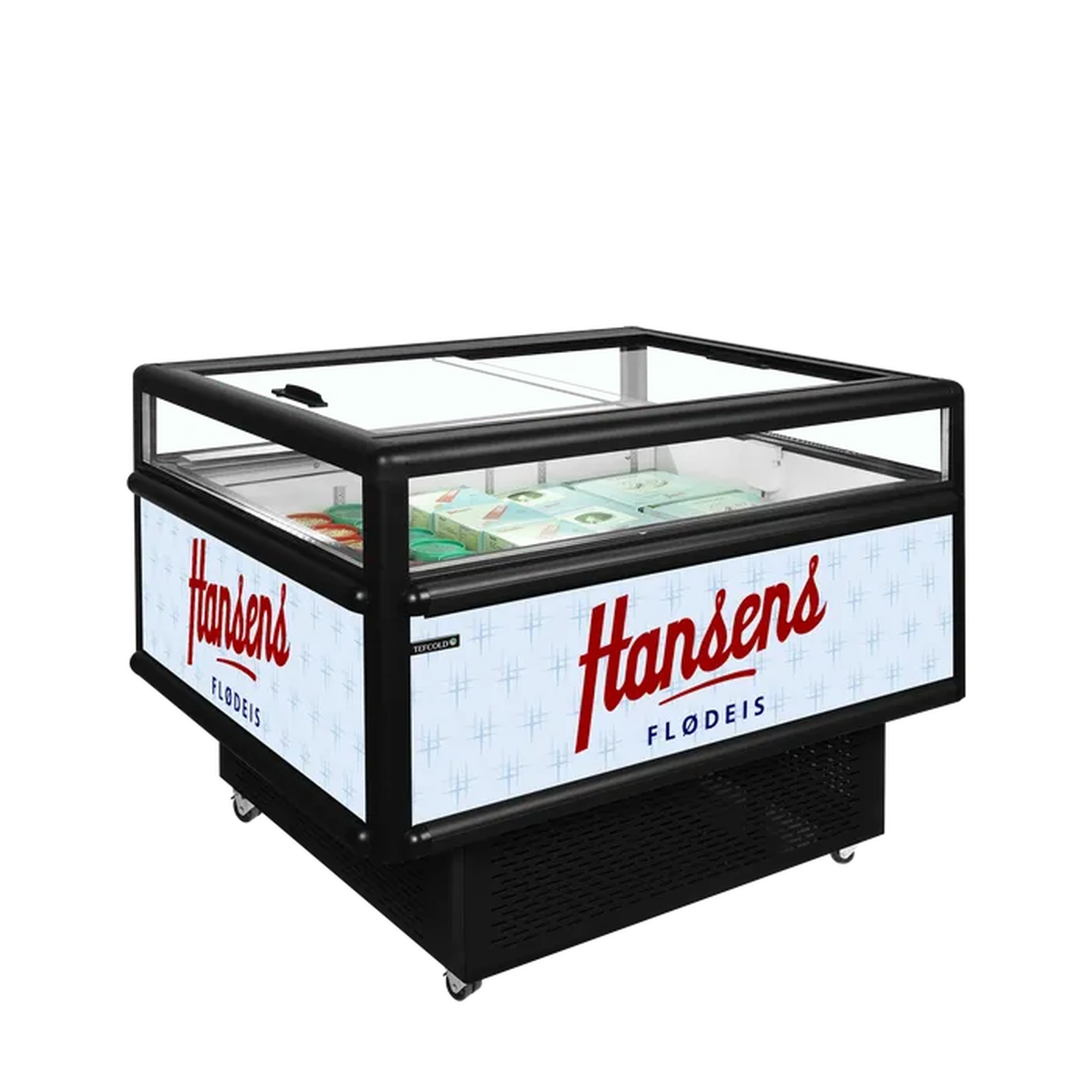 Svart impuls fryser/kjøledisk 1255x1015x962 mm UHD201, Tefcold - Bilde 4