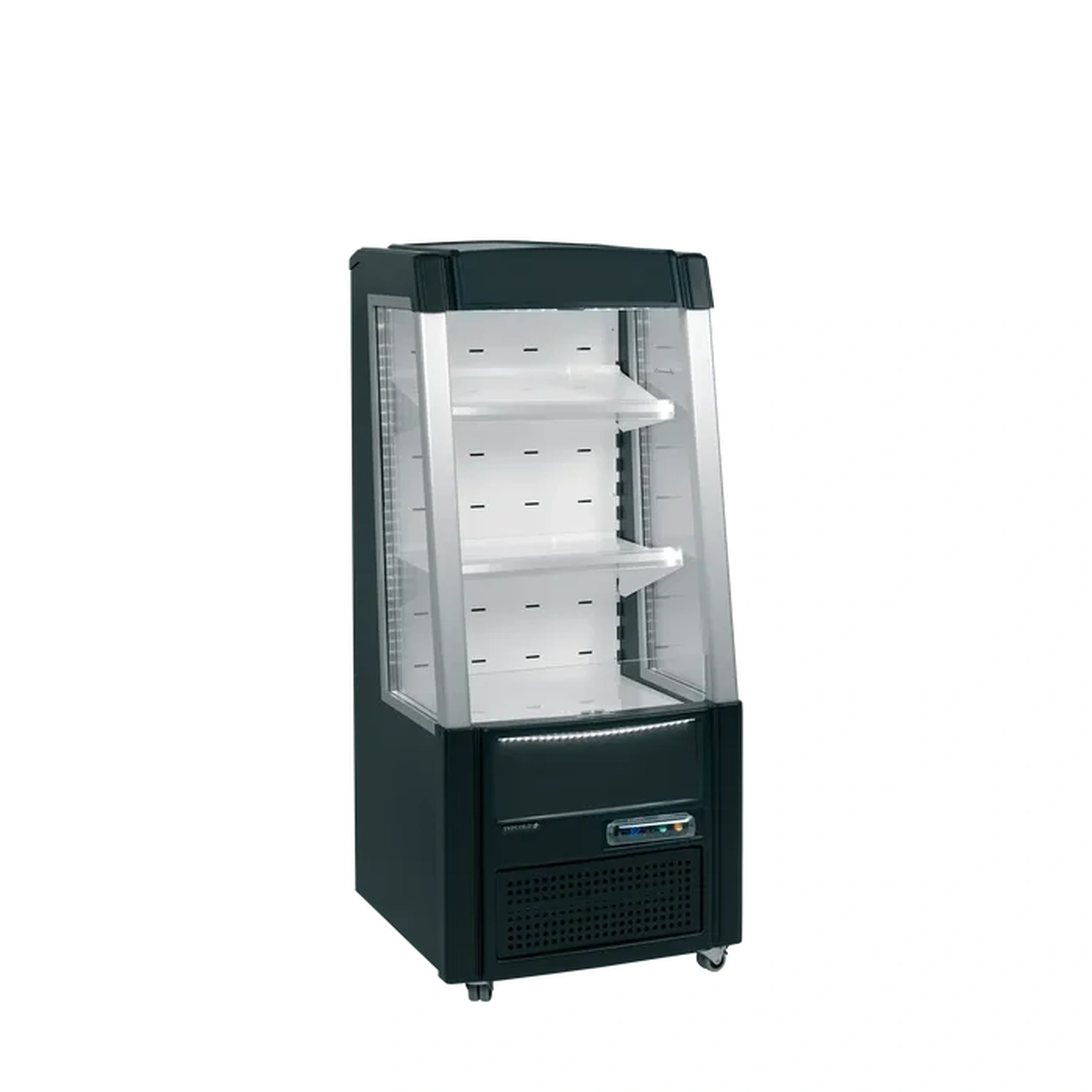 Kjølereol lav åpen frontkjøler – sort – ODC60 – 640×640×1540 mm – Tefcold