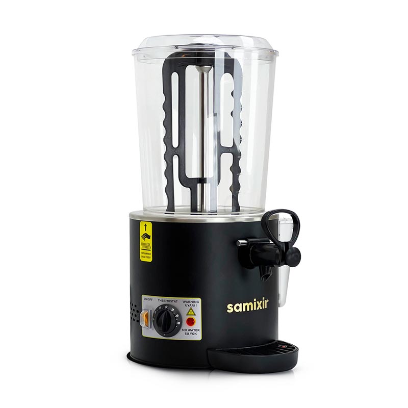 Sjokoladevarmer, suppevarmer sort elektrisk, 10 liter