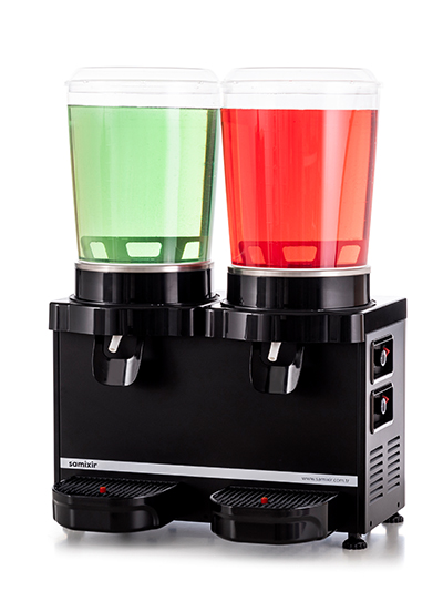Juice dispenser, Ayran kjøler 2x10 liter, Samixir - Bilde 2