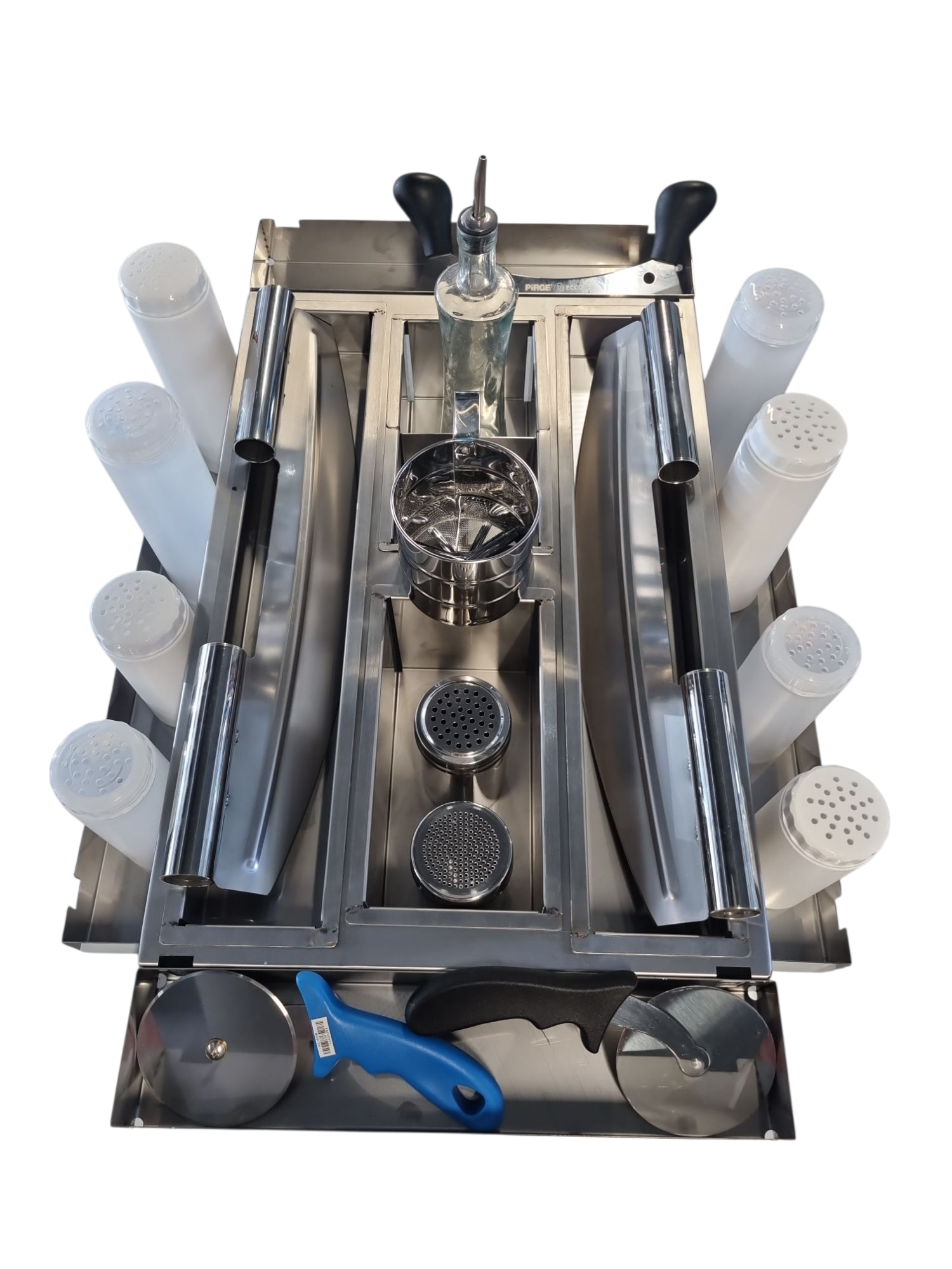 Pizzastasjon – Alt-i-ett Organiseringssystem rustfri, TURNOR