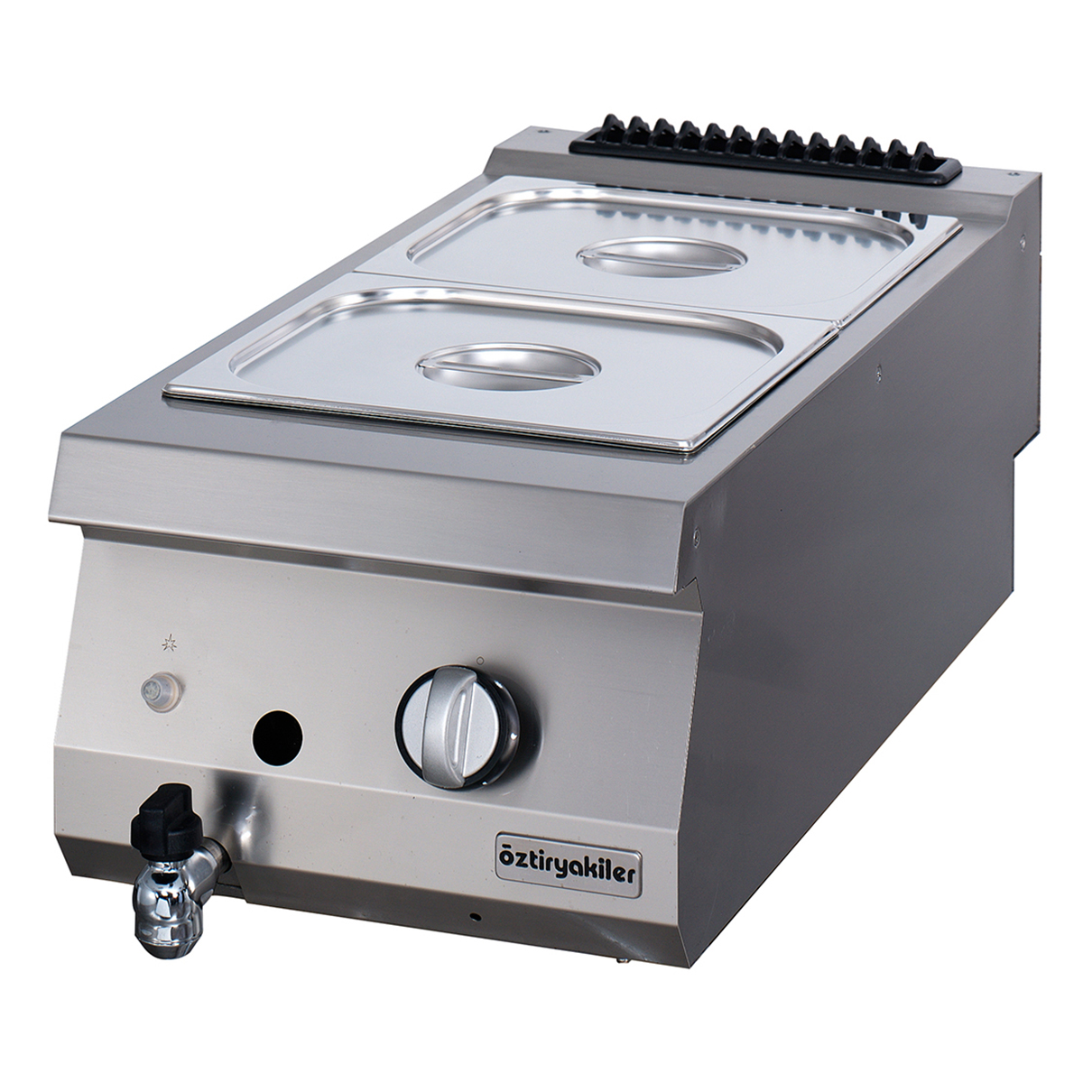 Vannbad med gass GN 1/1-150 40x90x28 cm OBG4090, Øzti