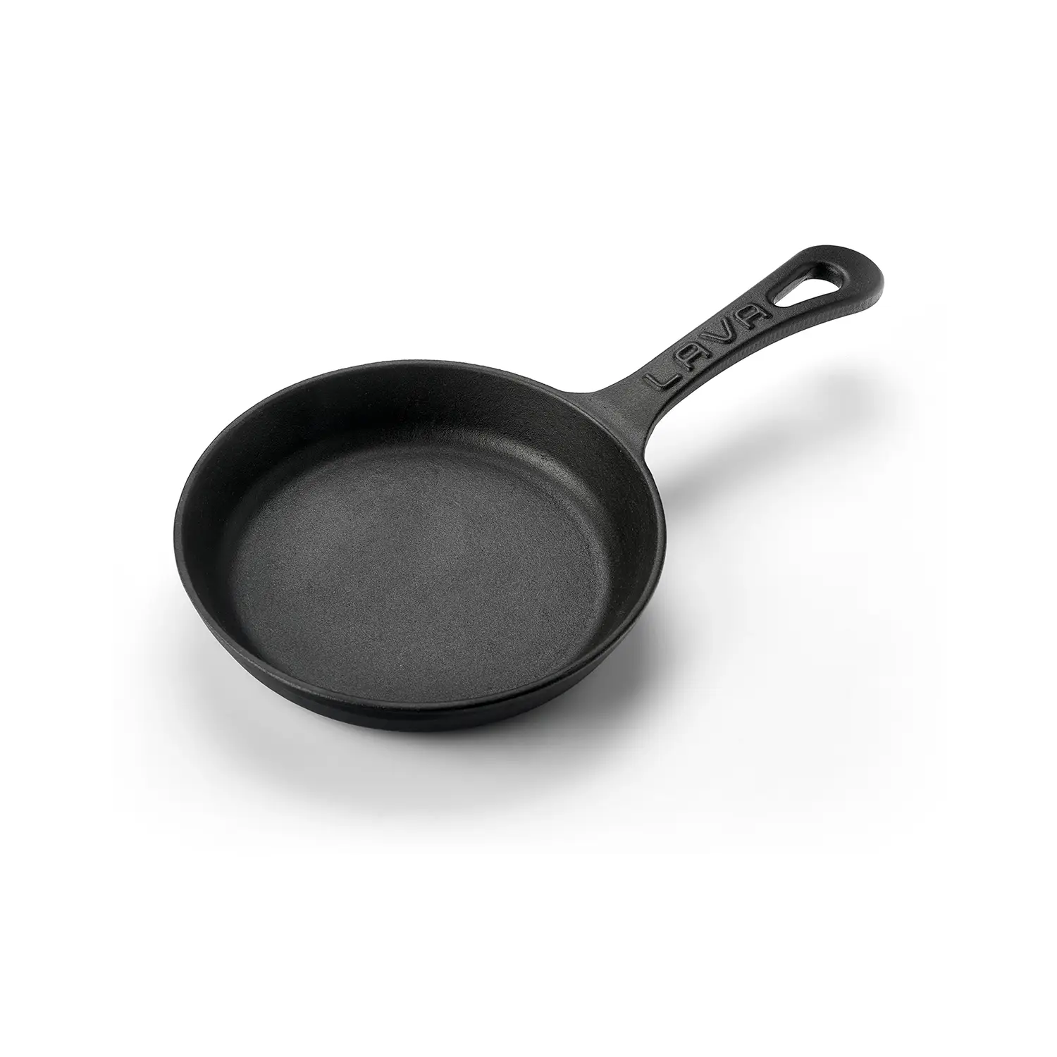 Støpejernpanne Ø160x26 mm rund med håndtak – Lava