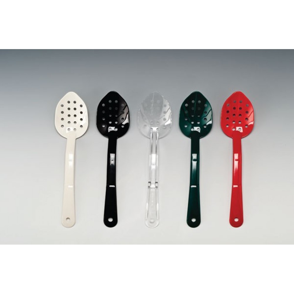 Serveringsskje – 310 mm – perforert – klar – polypropylen – PDF322SE – Alkan