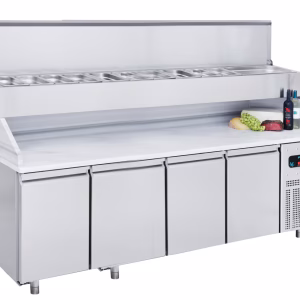Pizzakjølebenk 3 dører 187×70×85/134 CGN3-YM-MR-R290, Frenox