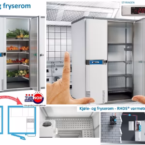 Fryserom 2130 - 2100x3000x2100 mm - Porkka