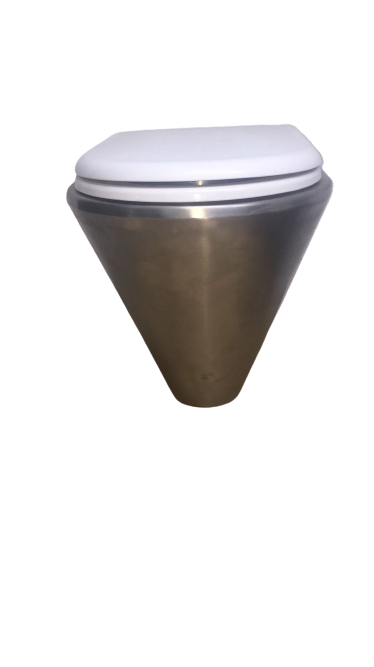 Rustfritt stål gulvtoalett uten sisterne – 304 kvalitet, MKLT A - Bilde 2