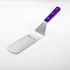 Stekespade 75×200 mm med lilla plasthåndtak – 62901 – Pirge