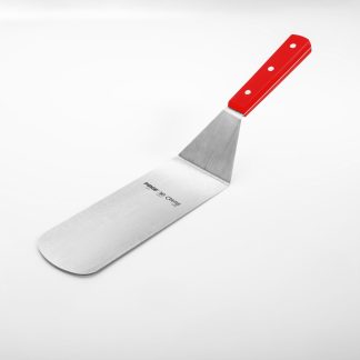 Stekespade 75×200 mm med rødt plasthåndtak – 62901 – Pirge