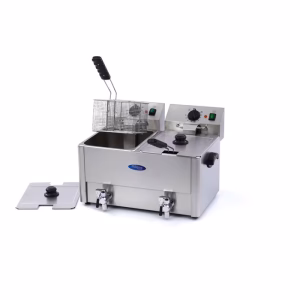 Frityr MF8+8 med tappekran, 2x8 liter, 2x3,25 kW 1 fase - Maxima