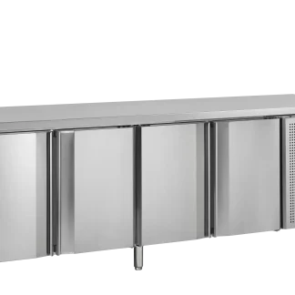 Kjølebenk med slett topp – 4 dører – CK7410X1 – 2230x700x880 mm – Tefcold