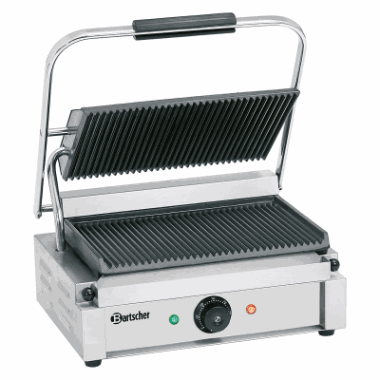 Toaster / Paninigrill 41×37×20 cm - rillet begge sider, Bartscher