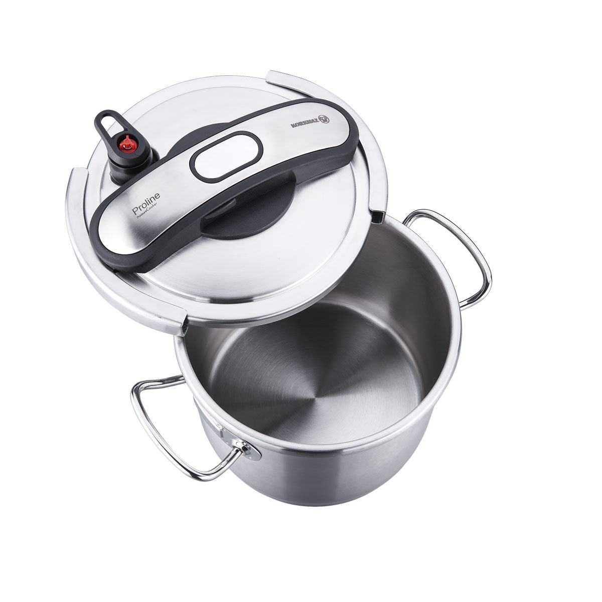 Trykkoker Ø250 mm, 6 liter rustfritt stål A177 – Proline - Korkmaz - Bilde 4