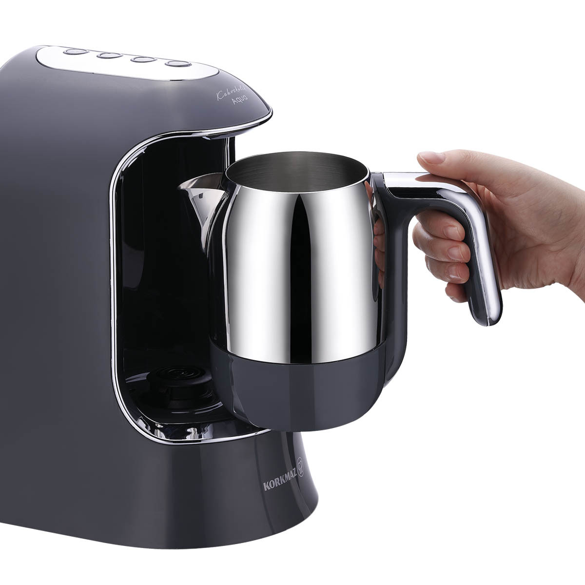 Tyrkisk kaffemaskin cosmica sort aqua Kahvekolik A862-08 – Korkmaz - Bilde 2