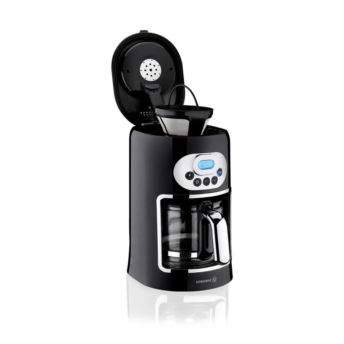 Filterkaffemaskin sort med LCD Drippa A866 – Korkmaz - Bilde 2