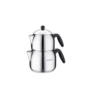Tekanne sett A037 Orbit Midi Tea 0,7 liter / 1,4 liter rustfritt stål – Korkmaz