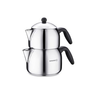 Tekanne sett A039 Orbit Mega Tea 1,8 liter / 3,2 liter rustfritt stål – Korkmaz